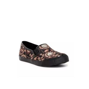 ALICE+OLIVIA Womens Pink Mixed Media Piper Round Toe Slip On Sneakers 38